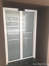 puerta automatica de cristal para hospital