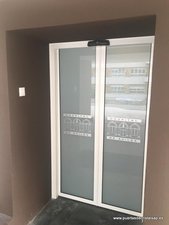 puerta automatica de cristal para hospital