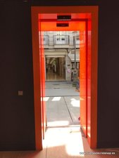 PUERTA TELESCOPICA AUTOMATICA DE CRISTAL ORANGE LUGO, GALICIA