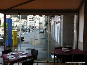 Cierre de cristal gijon
