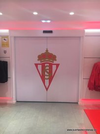 PUERTA AUTOMATICA CORREDERA MUSEO REAL SPORTING DE GIJON